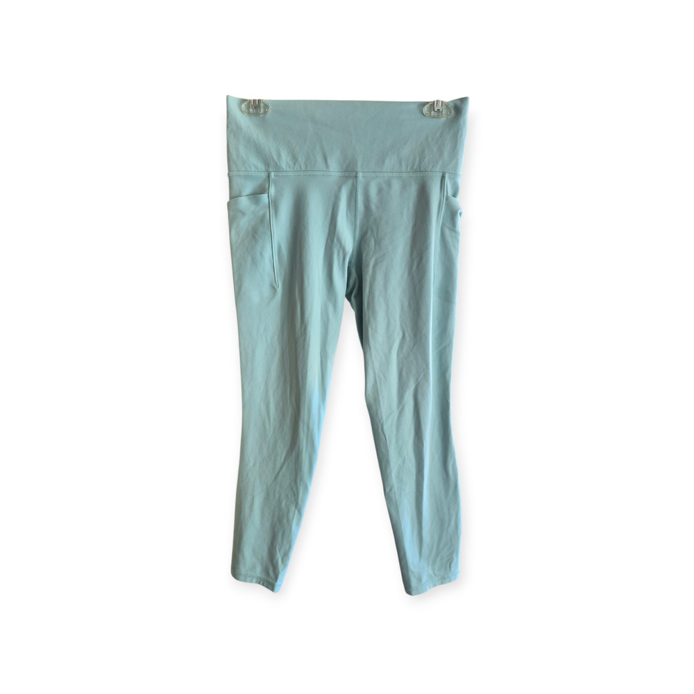 Athleta Salutation Stash Pocket II‎ 7/8 Tight Leggings Light Green M High Rise
